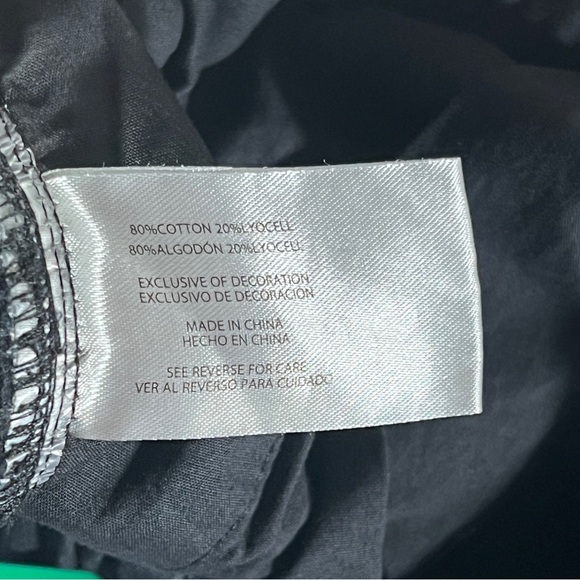 GAP Twill Cargo Pants Black Size XL Pull On Elastic Waist Casual Pockets NWT - Picture 12 of 15